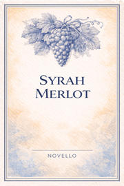 Syrah Merlot Novello Labels