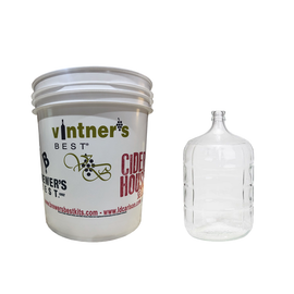 3 Gallon Glass Carboy and 7.9 Gallon Fermenter with Lid Bundle