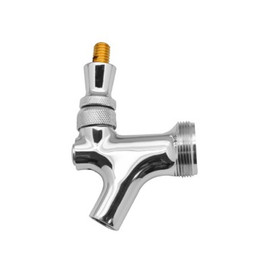 Draft Beer Faucet - Standard, Chrome Plated with Brass Lever