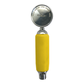 Yellow Plastic Faucet Handle With Badge Holder