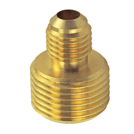 Brass Cold Plate Fitting, 5/8" x 1/2" MFL