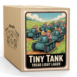 Tiny Tank Tread Light Lager Beer Kit, Extract