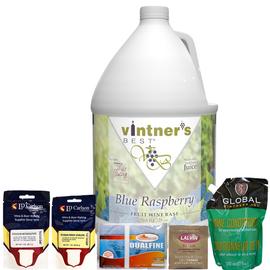 Vintner's Best Blue Raspberry Fruit Wine Base Kit
