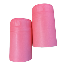 Bag of 30 Coral PVC Shrink Capsules