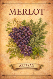 Merlot Artisan Labels
