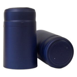 Matte Navy Blue PVC Shrink Capsules 8000 Count