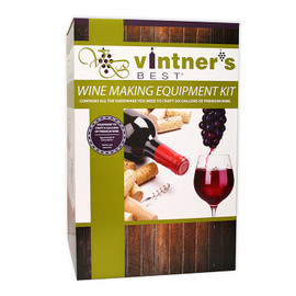 Vintner's Best Deluxe Wine Equipment Kit With Plastic Carboy - 6-Gallon