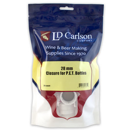 28mm P.E.T. Plastic Bottle Caps 24 ct.