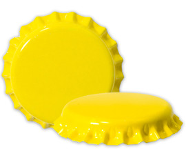 Yellow Crown Caps (Bag of 144)