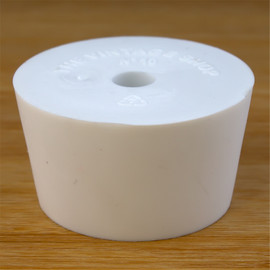 #10 Drilled Rubber Stopper
