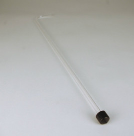 Racking Tube - Curved Clear 24 inch W/Tip (Single)