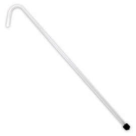 Racking Tube - Curved Clear 24 inch W/Tip (10 Pack)