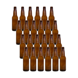 Pack of 24 Amber Beer Bottles 12 oz