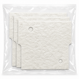 MINI FILTER PAD #2 DRILLED (FINE 1.8 MICRON)  (3 ct)