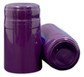 Case of 8,000 Purple PVC Shrink Capsules