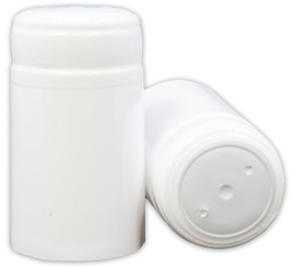 Bag of 30 White PVC Shrink Capsules