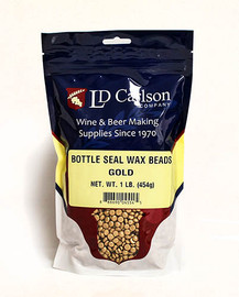 Gold Bottle Seal Wax Beads 1 lb