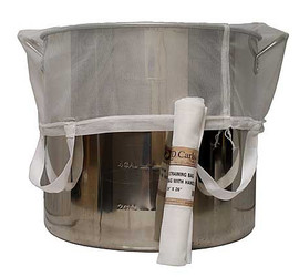 Nylon straining bag with handles