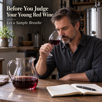 Before You Judge Your Young Red Wine, Let a Sample Breathe
