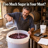 Too Much Sugar in Your Wine Must?