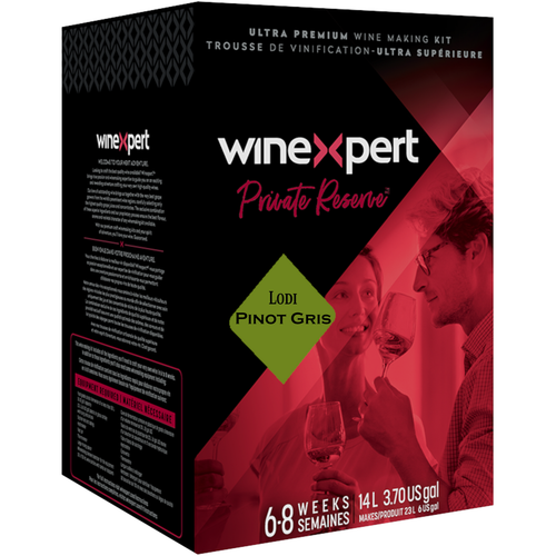 Private Reserve Lodi Pinot Gris Wine Kit - Free Shipping