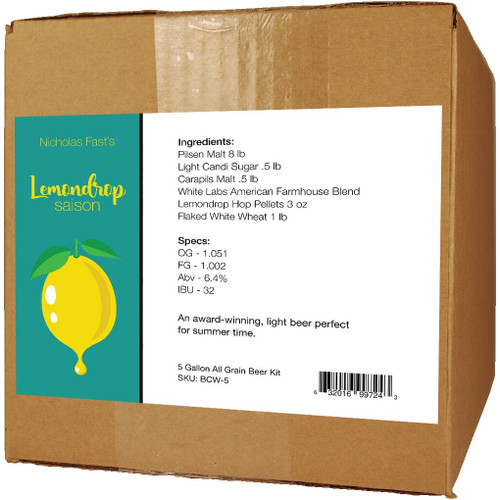 Lemondrop Saison Beer Kit, All Grain