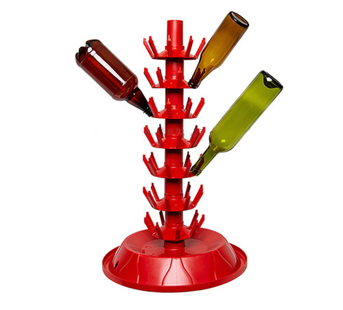 Rotatable Bottle Drainer Tower, 45 Seats