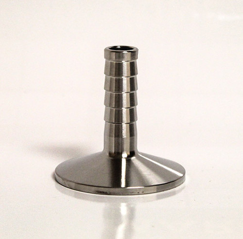 Stainless Tri-Clamp Fitting w/ 1/2" Barb