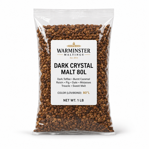 Warminster Dark Crystal 80L Malt 1 lb