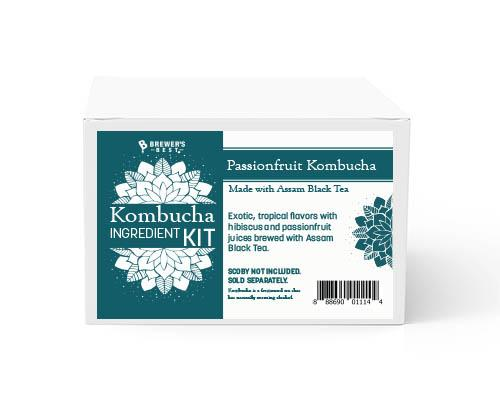 Passionfruit with Black Tea Kombucha Ingredient Kit