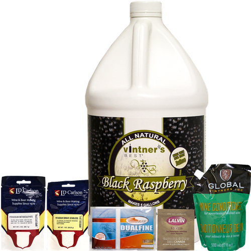 Black Raspberry Fruit Wine Kit