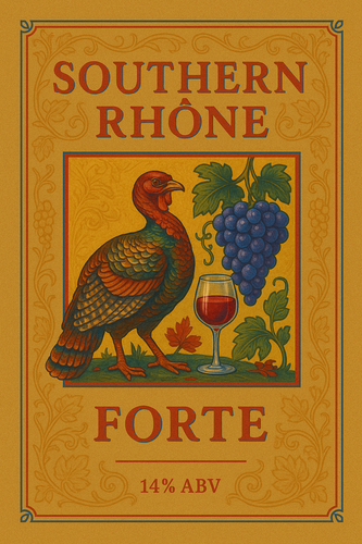 Cali Southern Rhone Forte Labels