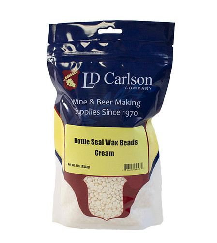 Cream Bottle Seal Wax Beads 1 lb