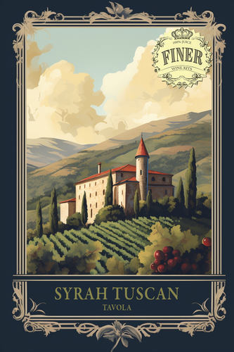 Syrah Super Tuscan Wine Kit with Fresh Skins Option - Finer Wine Kits Tavola Series