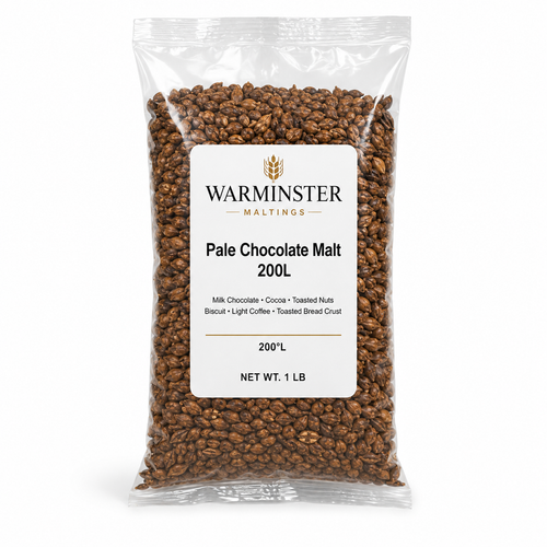 Warminster Pale Chocolate Malt 200L 1 lb
