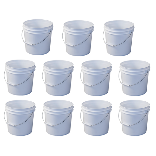 2 Gallon Fermenting Bucket Buy 11 with Grommeted Lids