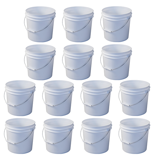 2 Gallon Fermenting Bucket Buy 14 with Grommeted Lids