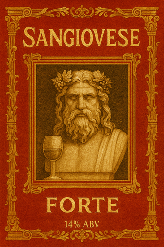 Sangiovese Forte Labels