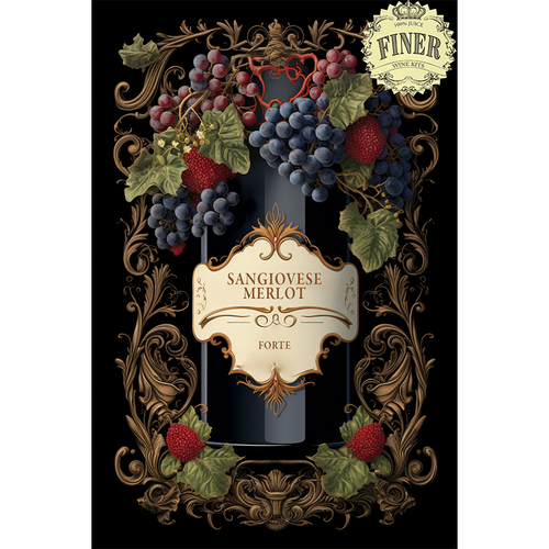 Sangiovese Merlot Forte Labels