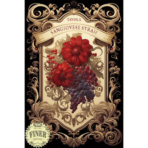 Sangiovese Syrah Tavola Labels