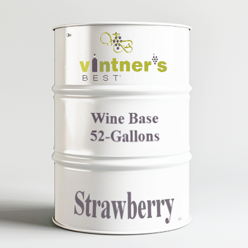 Vintner's Best Strawberry Fruit Wine Base 52-Gallon Drum