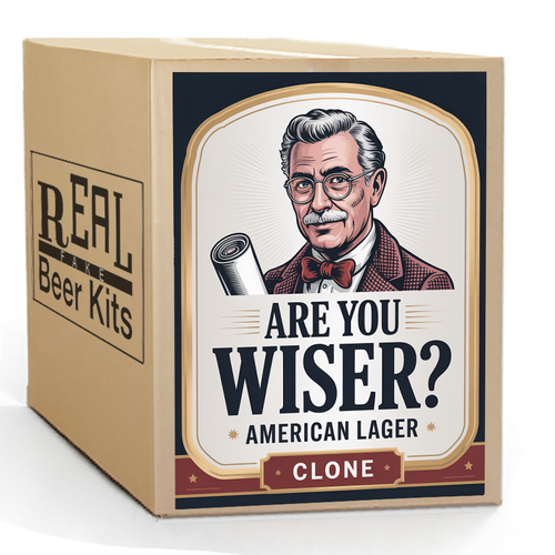 Are You Wiser? American Lager Clone Beer Kit, All Grain