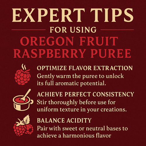 Oregon Fruit Raspberry Fruit Puree 11 lb.
