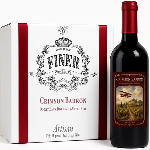 Crimson Barron Right Bank Bordeaux-Style Wine Kit, Artisan