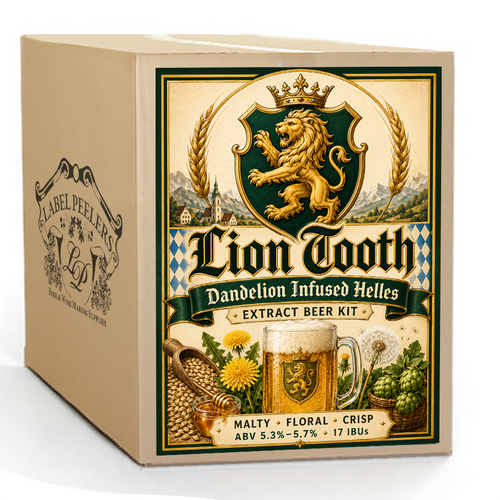 Lion Tooth Dandelion Infused Helles Beer Kit - Extract