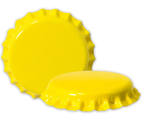 Yellow Crown Caps (Bag of 144)