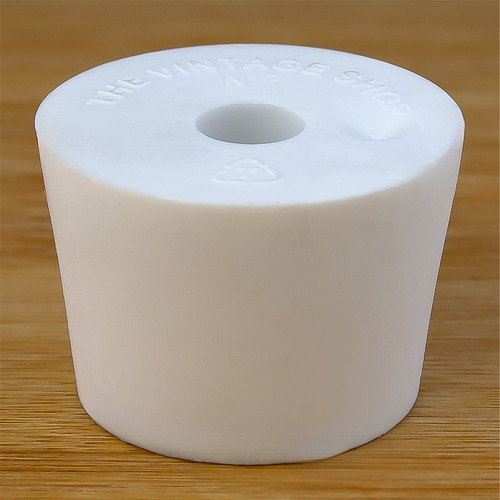 #7 Drilled Rubber Stopper