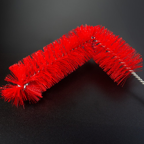 Soft Red Bristle Carboy Brush for Plastic Carboys