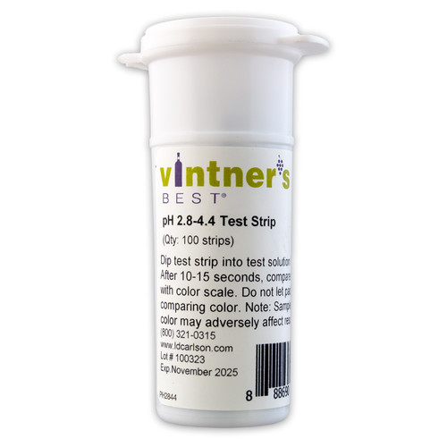 Winemaking Range pH Test Strips