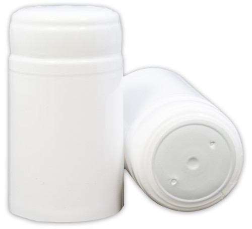 White PVC Shrink Capsules (500 Bulk)